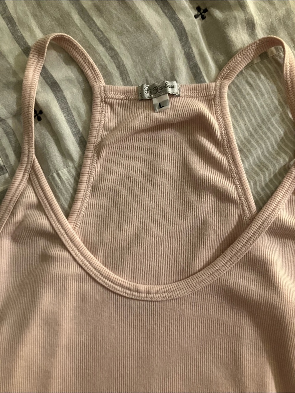 PJ Harlow Pink Lounge Tank - Picture 4 of 6